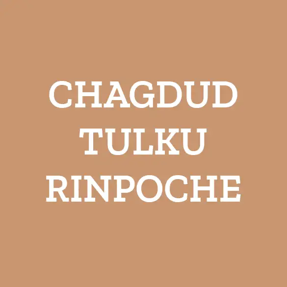 Chagdud Tulku Rinpoche